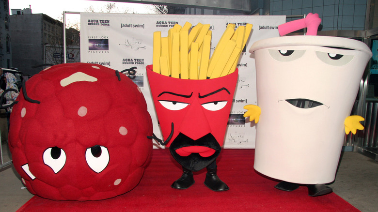 "Aqua Teen Hunger Force" mascot characters