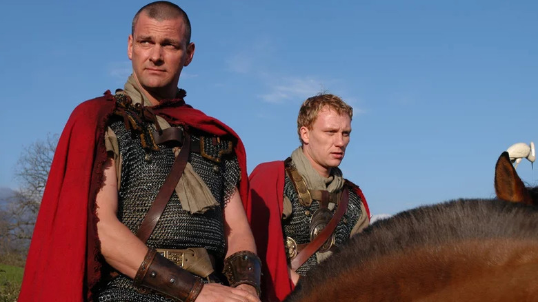 Lucius Vorenus and Titus Pullo on horseback on Rome (2005-2007)