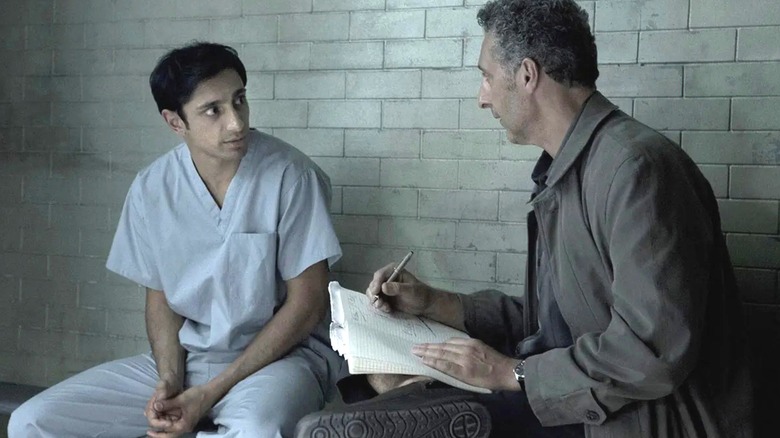 Naz speaking with his lawyer in jail in "The Night Of" (2016)