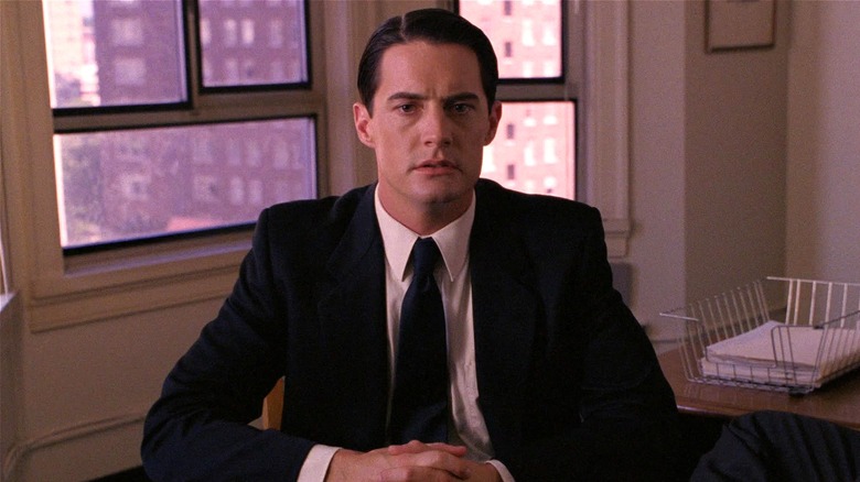 Special Agent Dale Cooper looking thoughtful in Twin Peaks: Fire Walk With Me