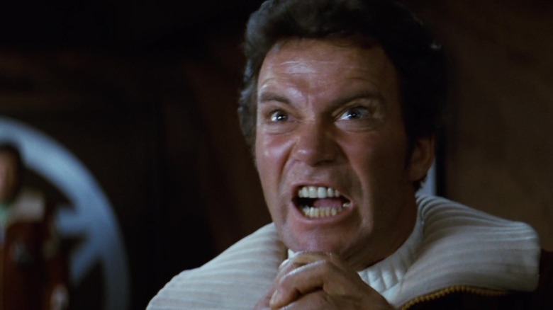 Admiral James T. Kirk yelling in Star Trek II: The Wrath of Khan