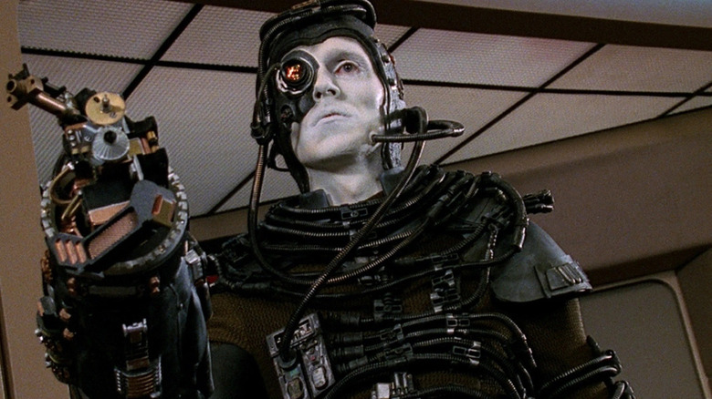 A Borg drone in TNG