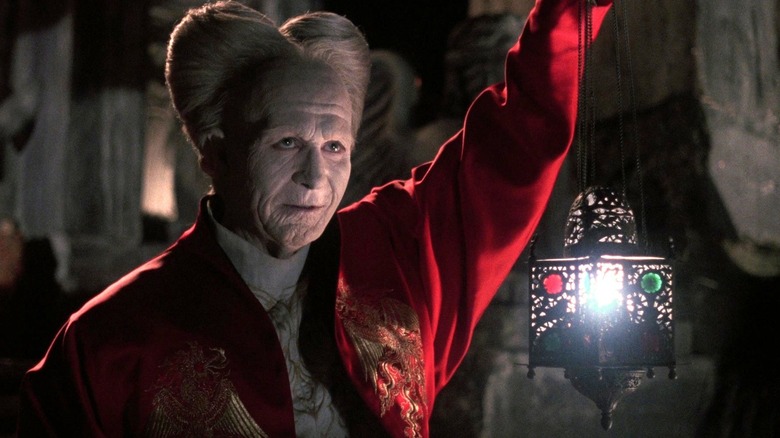 Dracula holding a lantern in "Bram Stoker's Dracula"