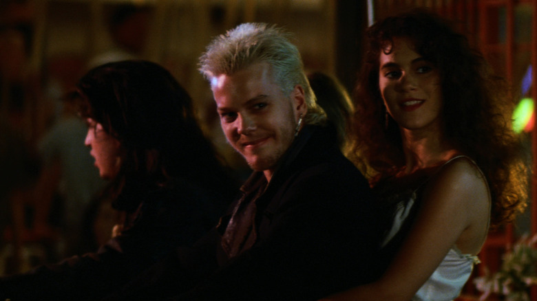 David on motorcycle in "The Lost Boys"