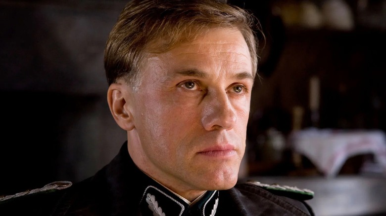 Hans Landa wearing his Nazi uniform in Inglourious Basterds (2009)