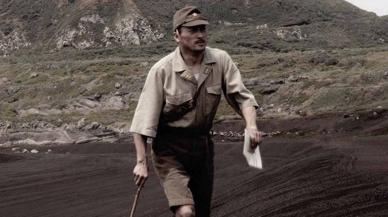 General Tadamichi Kuribayashi walking on the beaches in Letters from Iwo Jima (2006)