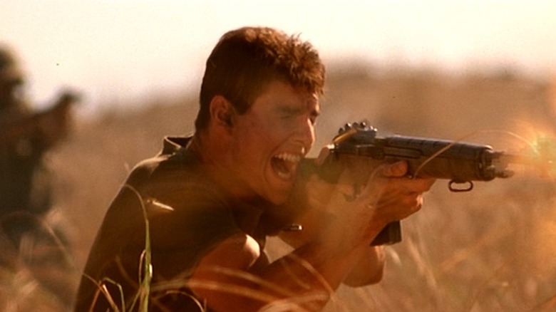 Ron Kovic firing an M14 in "Born on the Fourth of July"