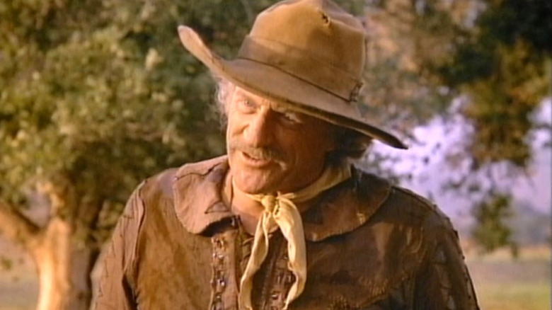 Zeb Macahan standing outside talking on How the West Was Won (1977)