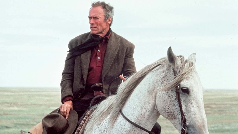 William Munny on a horse in Unforgiven