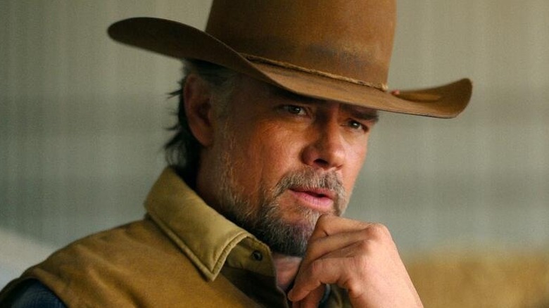 Staten strokes his chin in "Ransom Canyon" (2025-present)