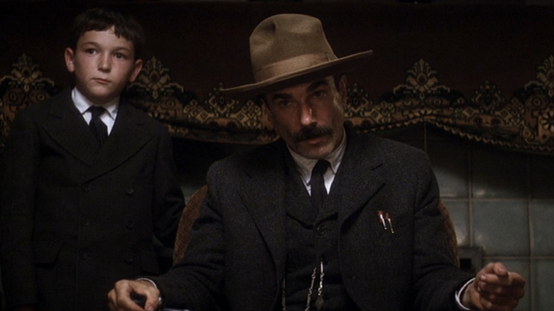 Daniel Plainview and son talking
