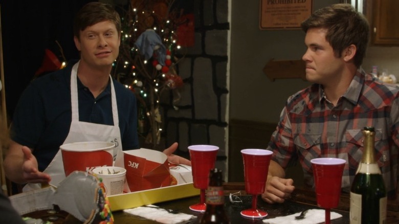 Adam glares at Anders