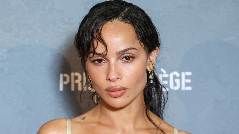 Zoe Kravitz on the red carpet in 2024
