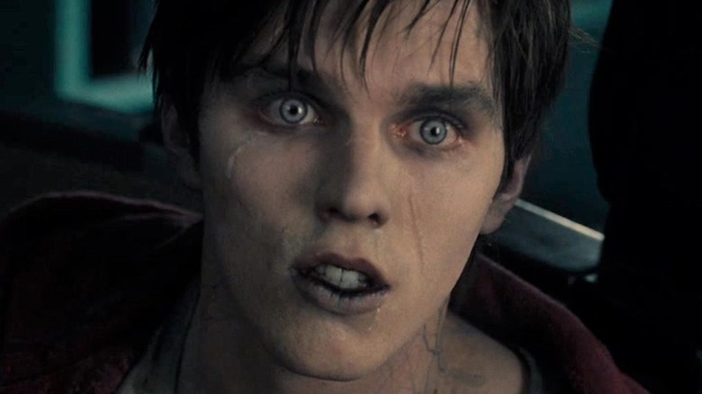 Nicholas Hoult zombie staring