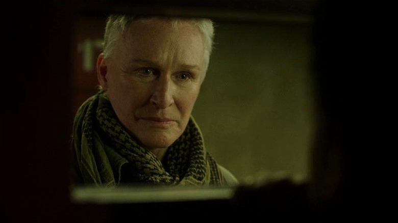 Caroline Caldwell looking through a door in "The Girl with All the Gifts"