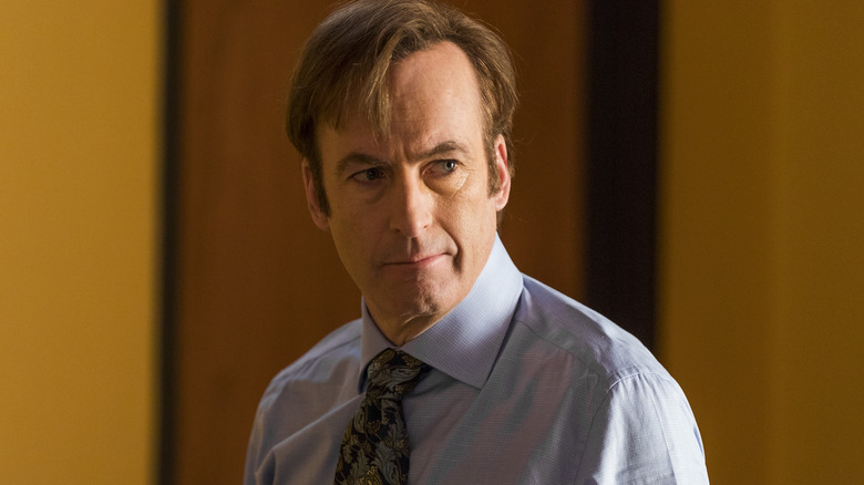 Jimmy McGill looking over shoulder