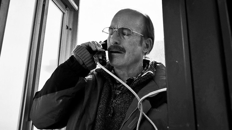 Gene using a phone booth in "Breaking Bad"