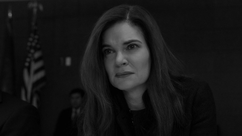 Marie facing Saul in "Saul Gone"