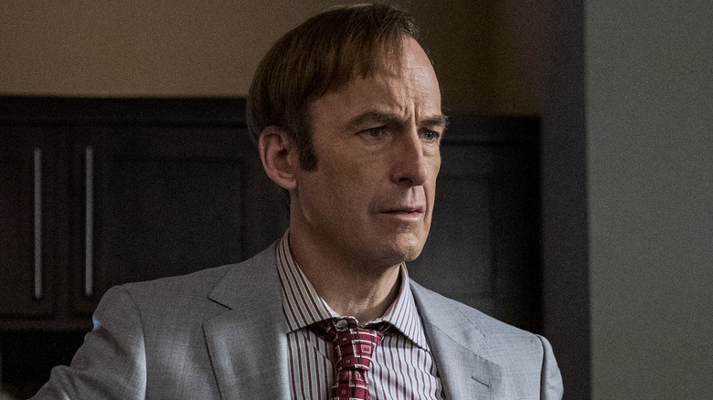 Saul Goodman looking serious