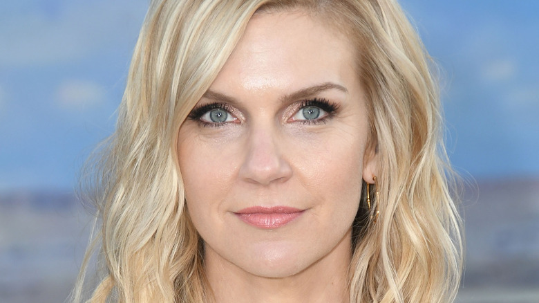 Rhea Seehorn with blonde wavy hair