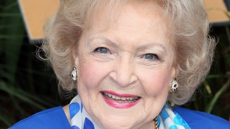 Betty White happy smiling