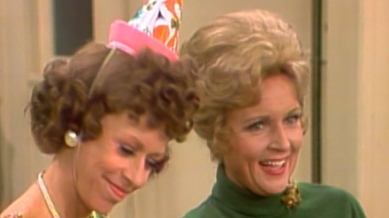 Carol Burnett Betty White laughing