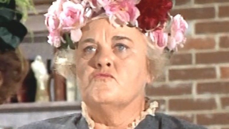 Reta Shaw purses lips