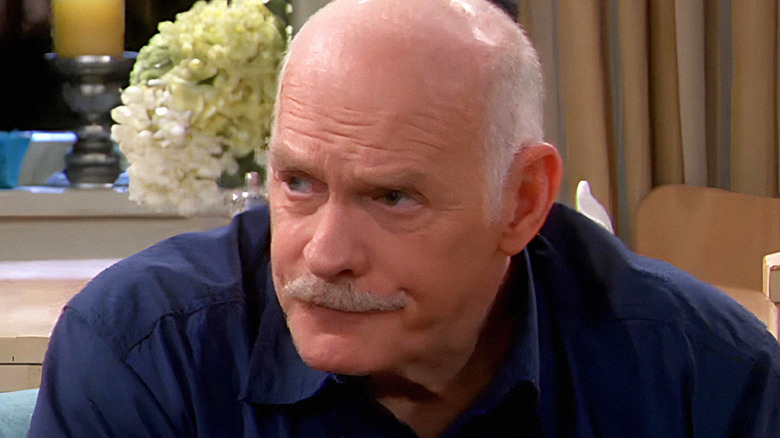Mike Rostenkowski giving stern sideways glance