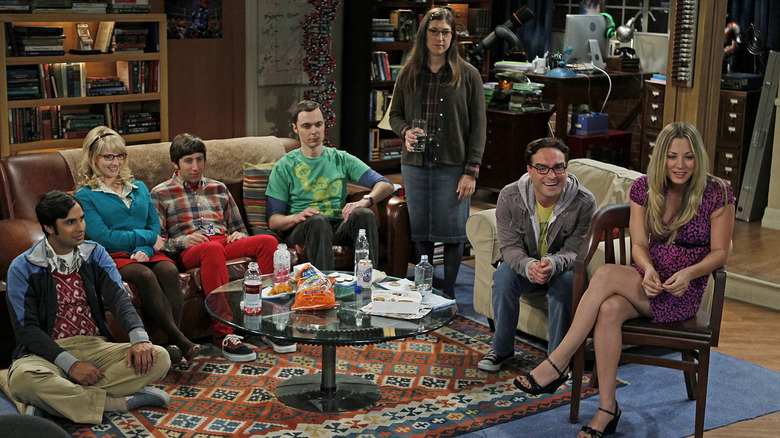 Big Bang Theory gang sitting down