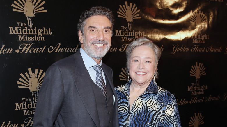 Chuck Lorre Kathy Bates smiling