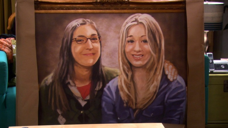 Amy and Penny painting