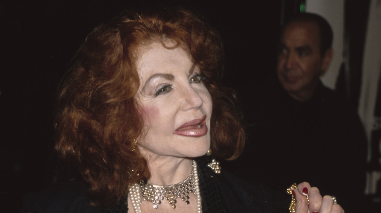 Jackie Stallone turns her head