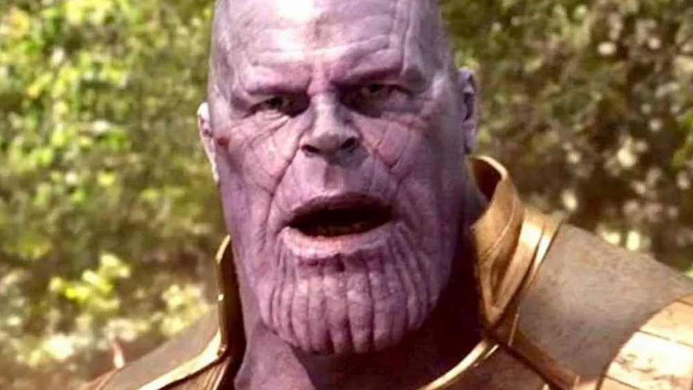 Thanos surprised