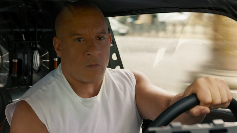 Vin Diesel driving