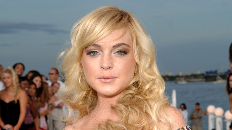 Lindsay Lohan at the MTV Video Music Awards 2005