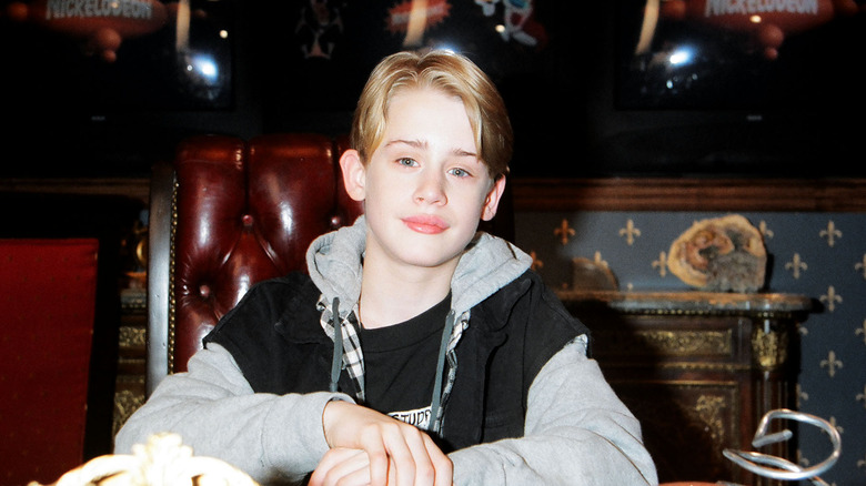 Macaulay Culkin on the set of "Richie Rich" (1994)