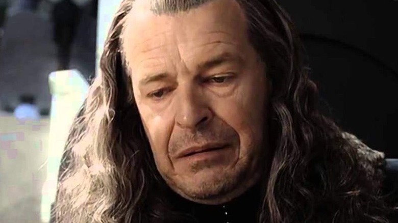 Denethor looks sad