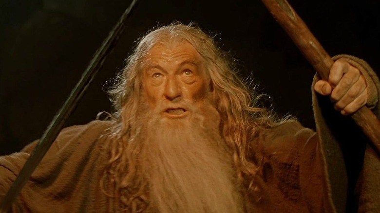 Gandalf faces the Balrog