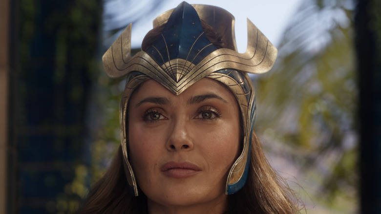 Salma Hayek helmet