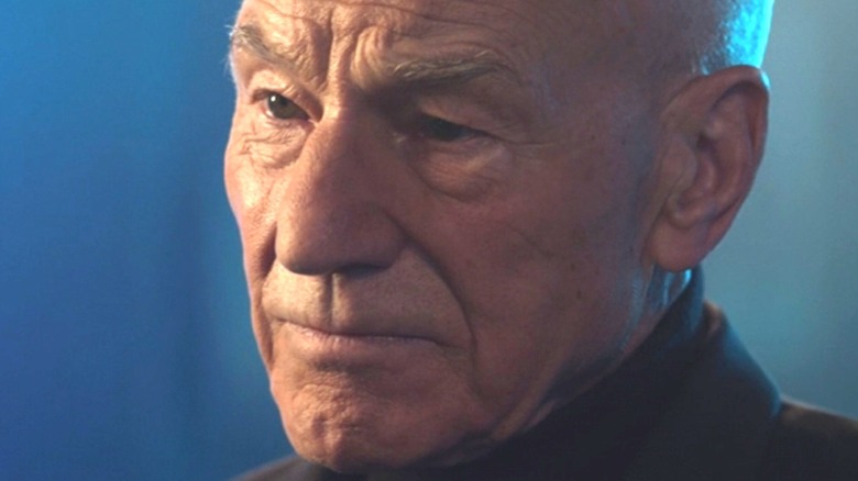 Picard grimaces