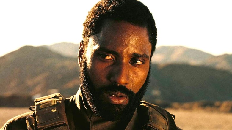 John David Washington as the protagonist in Tenet
