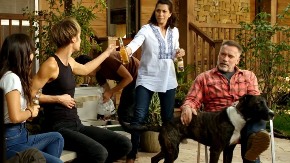 "Carl," his wife, Dani, and Grace
