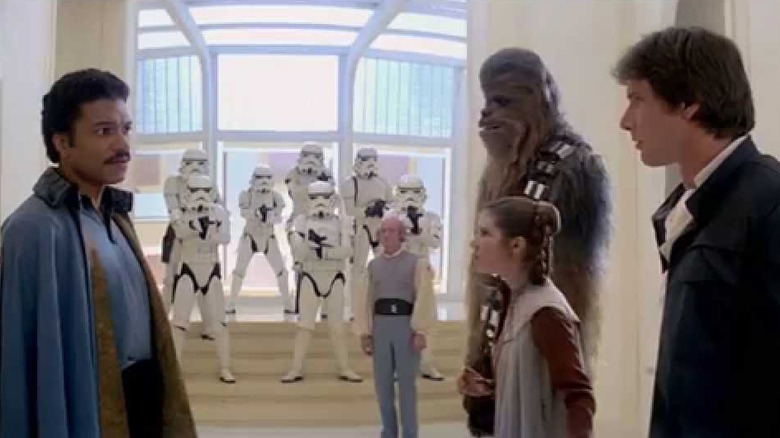 Lando betrays the heroes