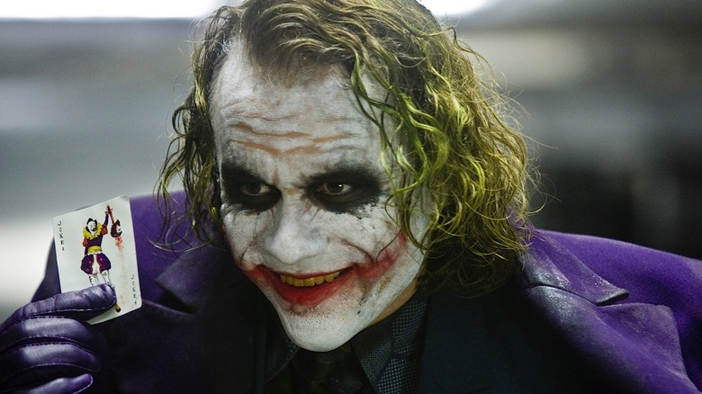 Joker showing card