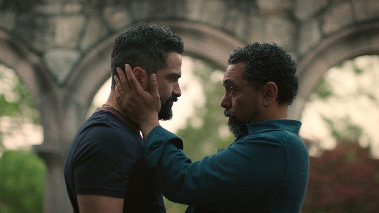 Javi and Omar embracing