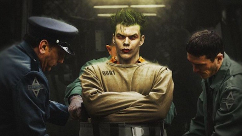 Skarsgård appears as the Joker in illustration 