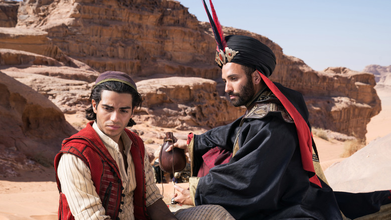 Aladdin and Jafar making a deal in Aladdin (2019)