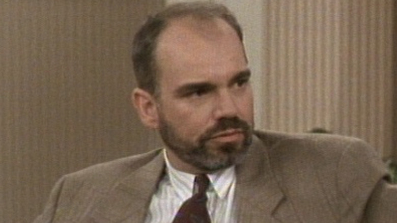 Billy Bob Davis listens to someone in 'Hearts Afire'