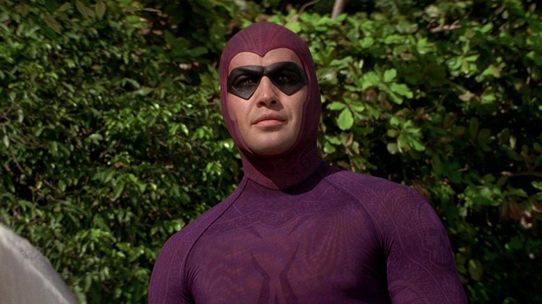 The Phantom staring into the distance in The Phantom