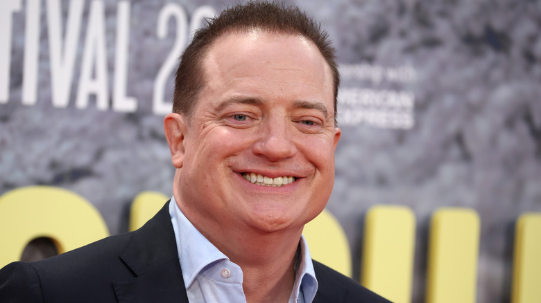 Brendan Fraser smiles